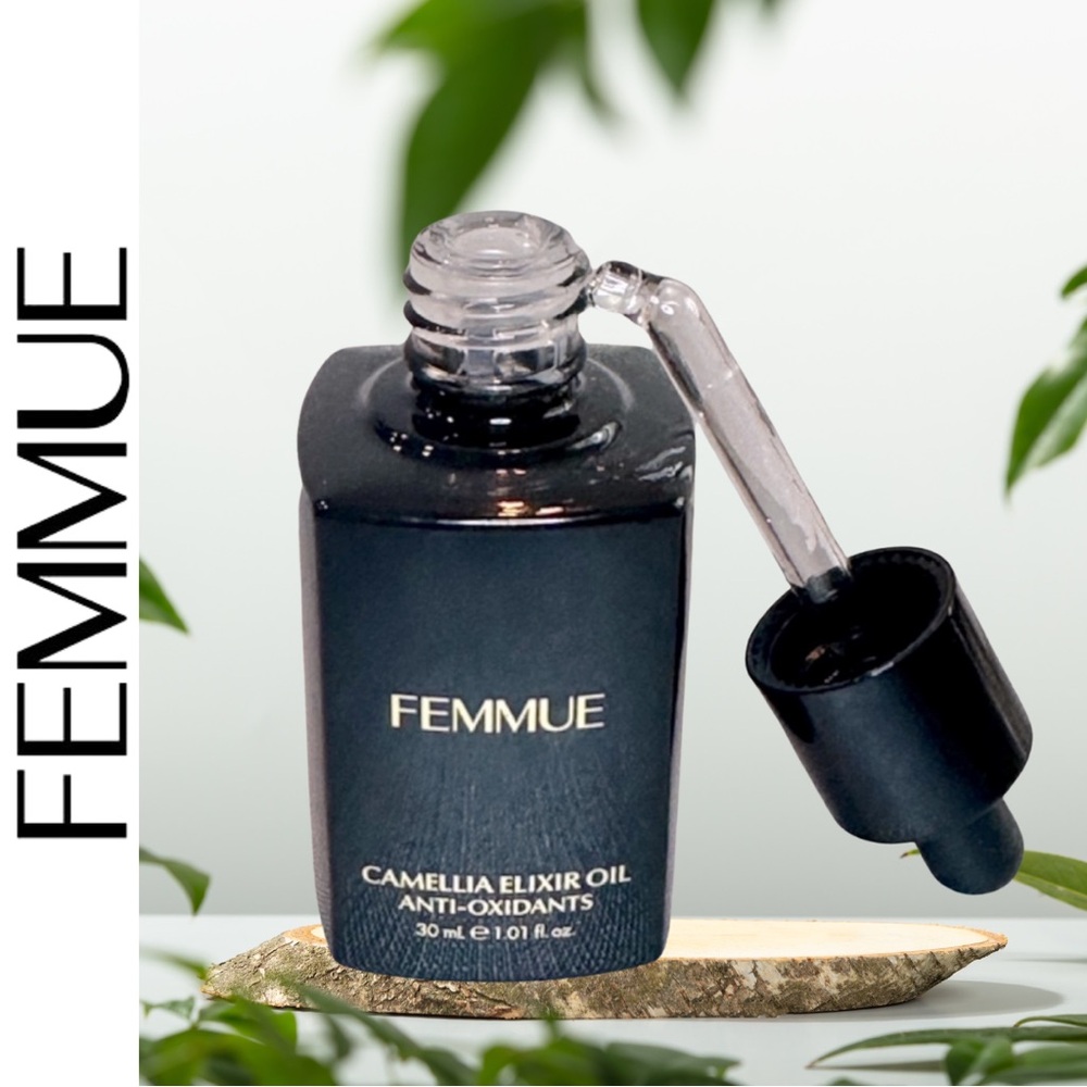 NWOB Femmue Camellia Elixir Oil Anti-Oxidants 1.01 fl oz / 30 ml